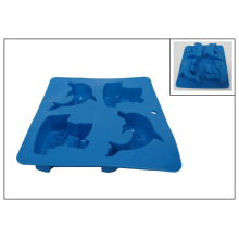 Molde de silicone em forma de barco e golfinho (RS17)